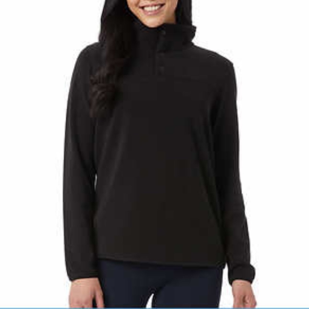 32 deg Arctic fleece pullover with snap closure NWT